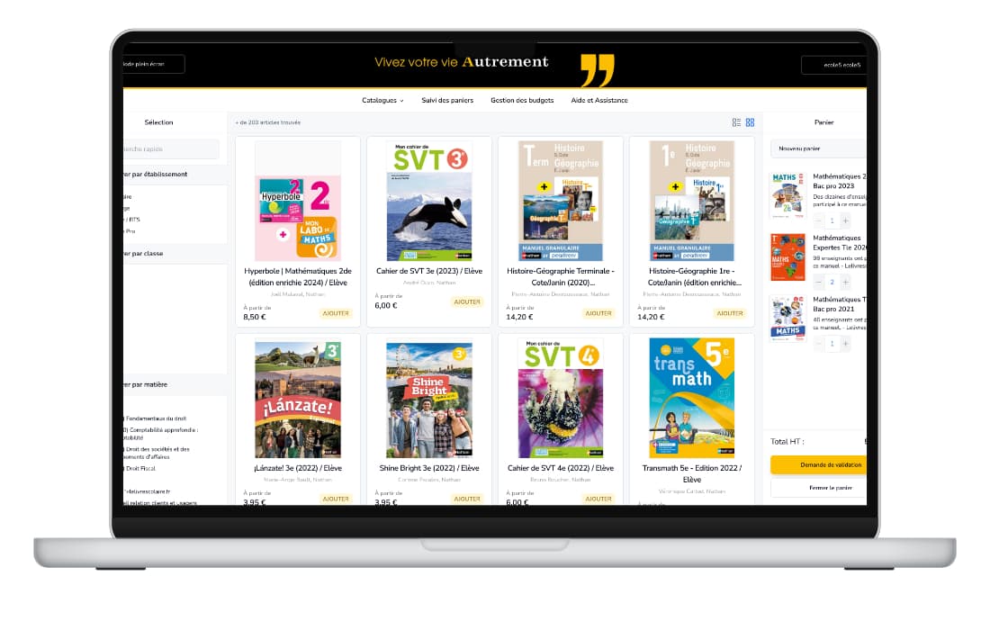 Librairie Autrement Pro - Plateforme B2B de distribution de livres numériques pour l'éducation cover