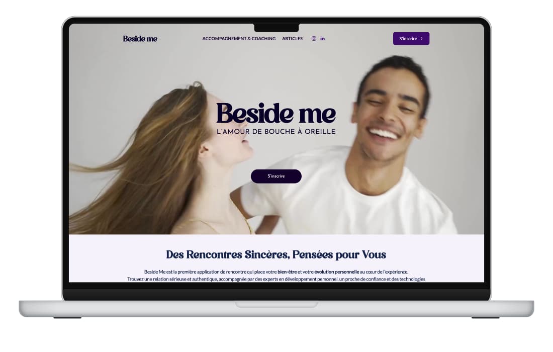 Beside Me – Réhumaniser les rencontres en ligne grâce au soutien des proches cover