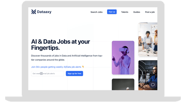 Dataaxy : Développement d'un reverse job board spécialité sur la Data et l'IA cover