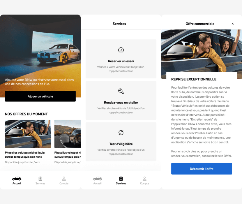 LEAL Réunion – Application mobile pour concessionnaire BMW cover