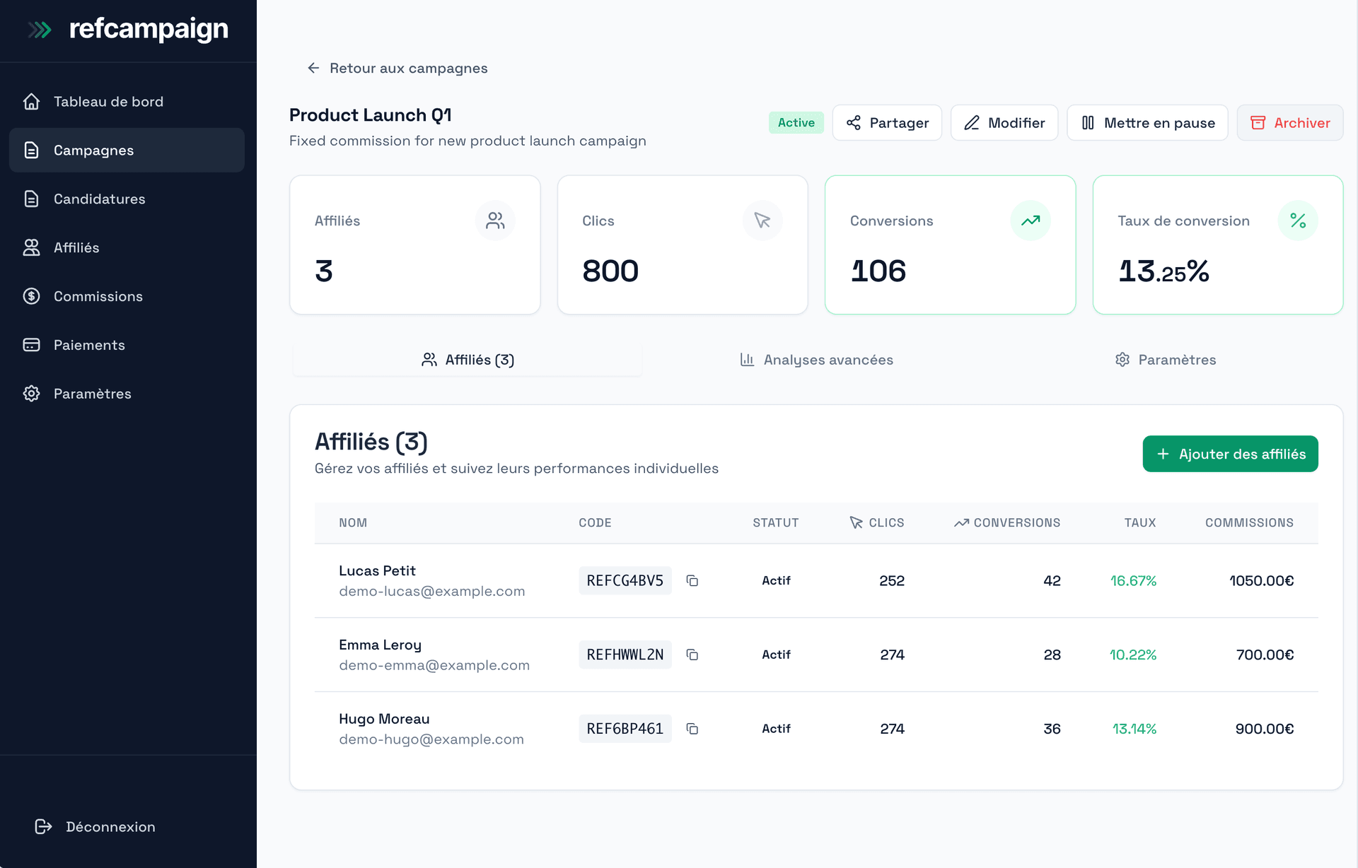 RefCampaign - Screenshot 3