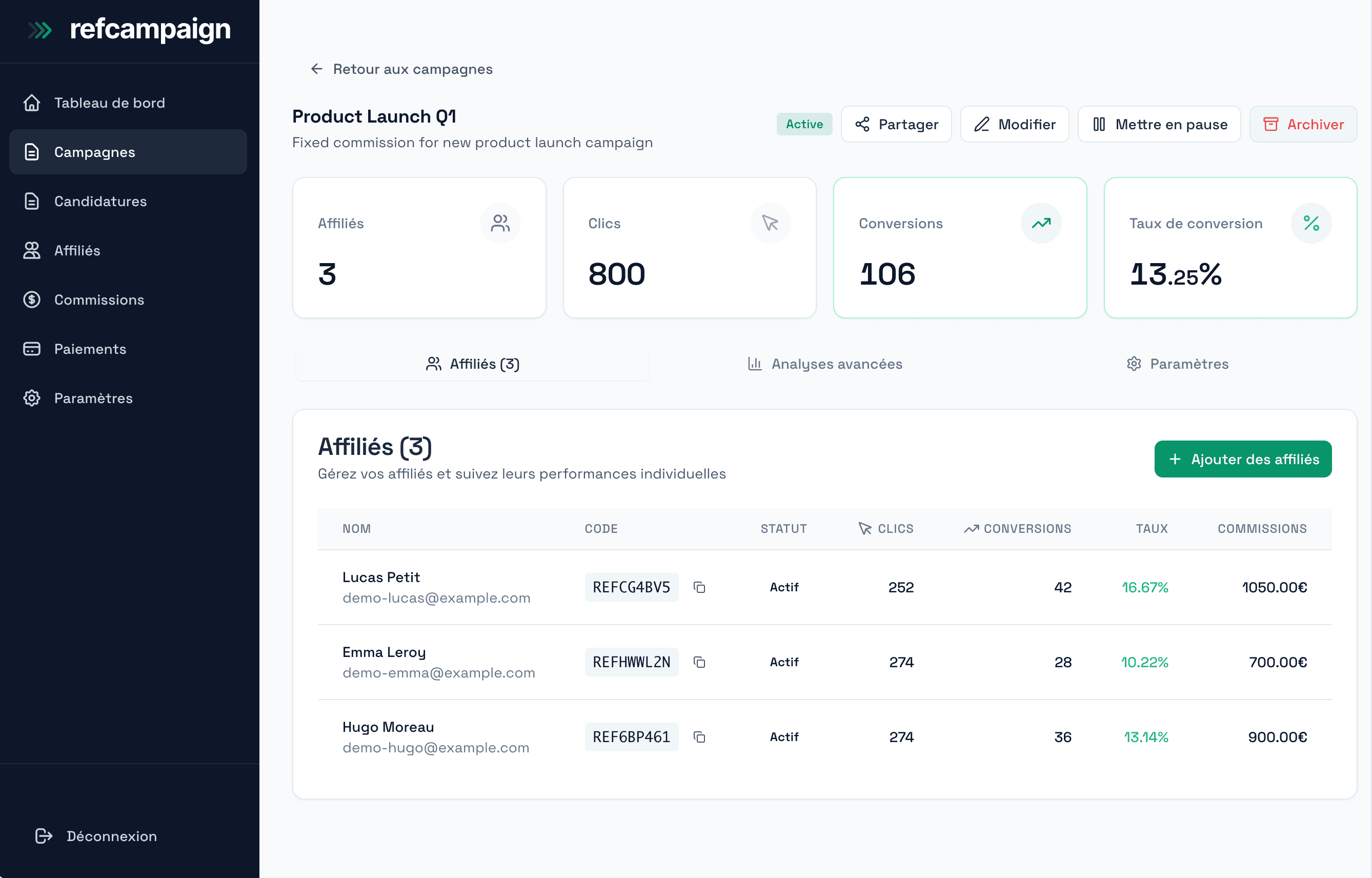 RefCampaign - Screenshot 3