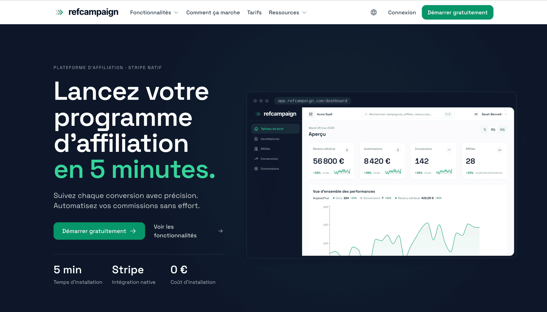 RefCampaign - Screenshot 1