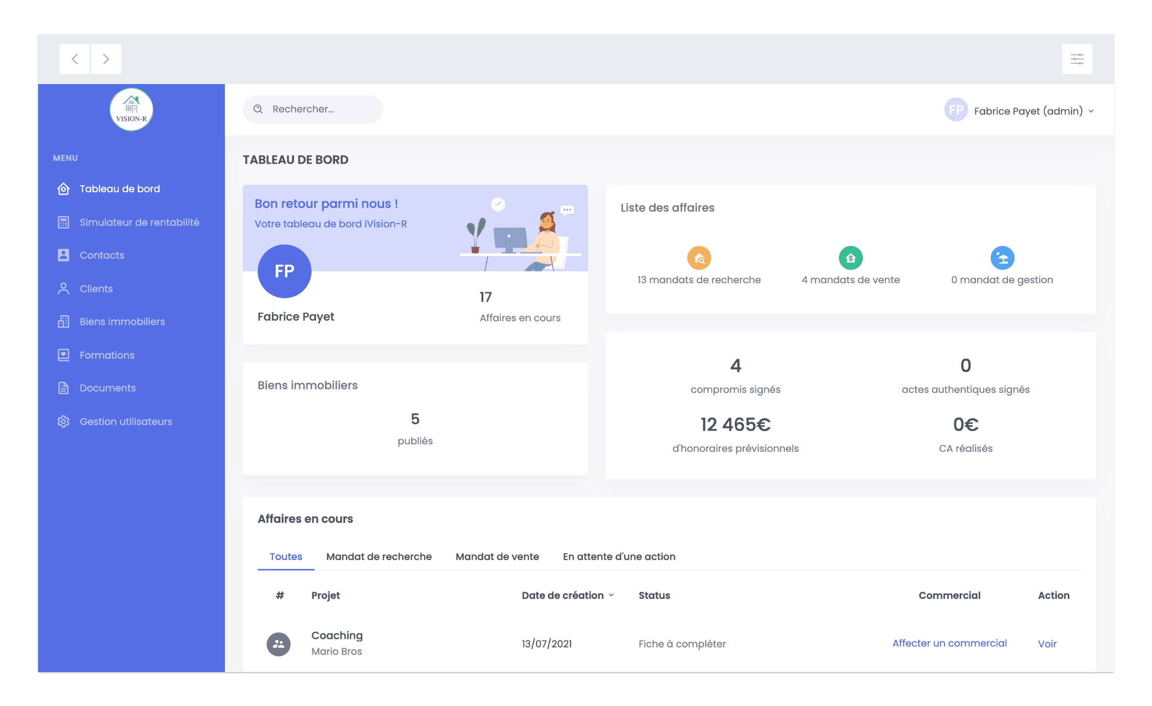 Vision-R – Optimiser la gestion immobilière tout au long du cycle de vie des biens cover