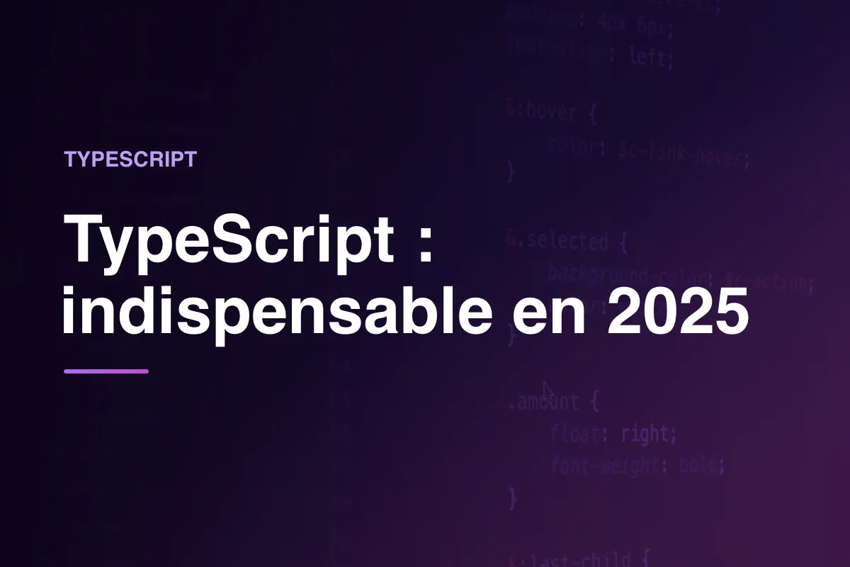 TypeScript : indispensable en 2025