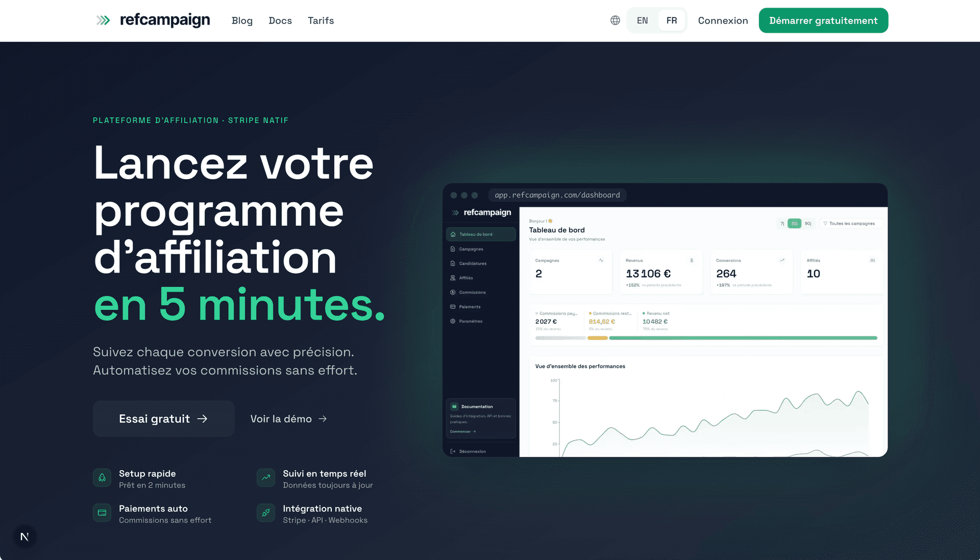 RefCampaign - SaaS développé par Fabrice PAYET